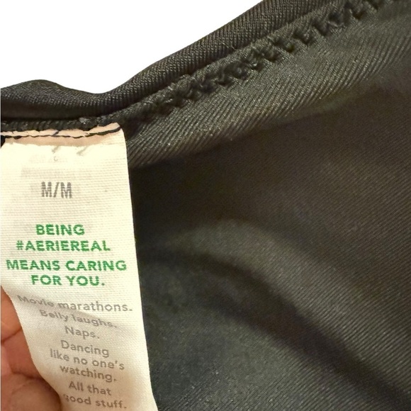 Aerie Triangle Back Tie Bikini Swim Top M - Picture 5 of 6